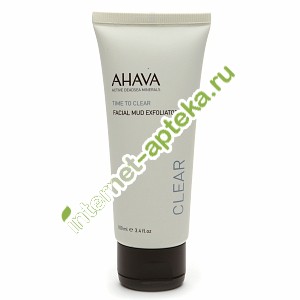 Ahava Time to Clear     Facial Mud Exfoliator 100   (81415066)