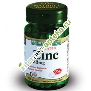     25  100  (Natures Bounty Zinc 25 mg)