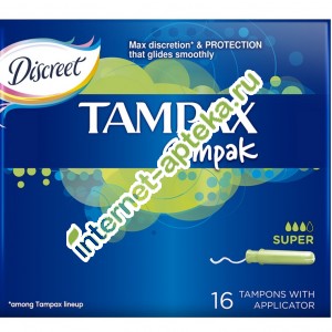 Tampax    Compak Super   16  ( )