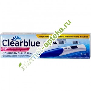 Цифровой тест на беременность clearblue многоразовый цена