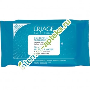       25  Uriage Eau Micellaire Thermale Wipes (03714)