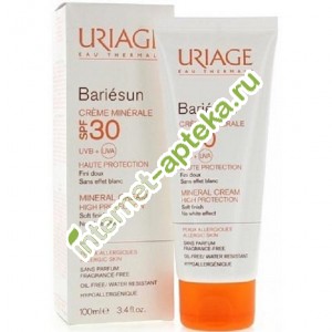      SPF30+ 100  Uriage Bariesun Creme minerale haute protection SPF30+ (2854)