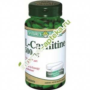   L- 500  30  (Natures Bounty L Carnitine 500 mg)