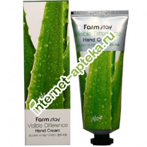        100  FarmStay Visible Difference Hand Cream Aloe (510077)