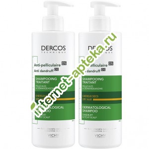            2   390  Vichy Dercos Anti-pellicuare Anti-Dandruff Shampoo for Dry Hair (V9099601NAB)