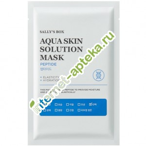      (   ) 22  Sally*s box Aqua Skin Solution Mask - Peptide (37929)