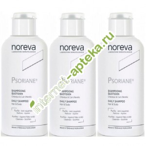          3   125  Noreva Psoriane Shampooing apaisant anti-squames 3x125 ml (00414NAB)