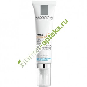     -         15  La Roche Posay Pure Vitamin  Eyes Anti-wrinkle Firming Moisturising Filler (L5479303)