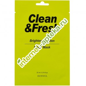 Eunyul       22  Eunyul Clean Fresh Brighten Lighten Sheet Mask (406805)