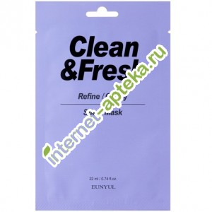 Eunyul         22  Eunyul Clean Fresh Refine Clarify Sheet Mask (406737)