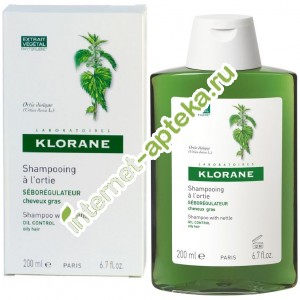         200  Klorane Seboreducteur Oil Control Shampoo with nettle (236665)