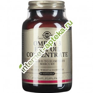  -3    -3 60  Solgar Omega 3 Fish Oil Concentrate 60