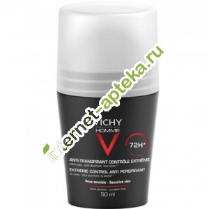   ( )   72     50  Vichy Homme Deodorant Anti-transpirant 72H Controle Extreme (V6633402)