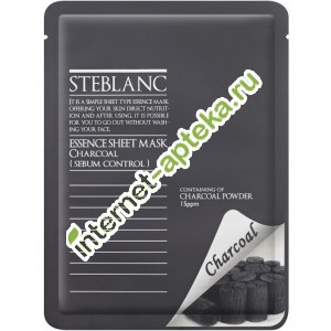           20 . Steblanc essence sheet mask Charcoal (22444)