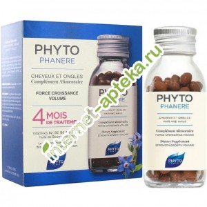          (120+120) 240  Phytosolba Phyto Phytophanere Anti-hair loss and strengthening dietary supplement PHYTO (841)