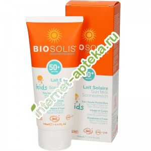        SPF50 100  Biosolis Kids Lait Solaire Sun Milk (2949)
