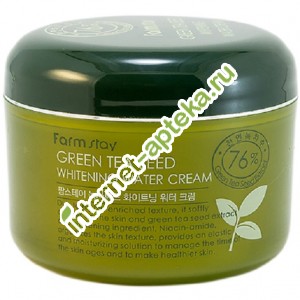             100  FarmStay Green Tea Seed Whitening Water Cream (7287065)