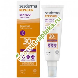           30 50  Sesderma Repaskin Dry Touch Facial sunscreen SPF 30 (40005605)