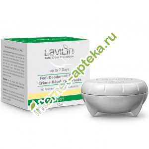    -   10  Hlavin Lavilin Total Odor Protection (TOP) Foot Deodorant-cream (4043)