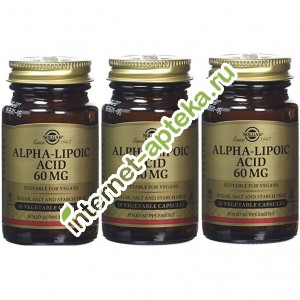  -   3   30  Solgar alpha lipoic acid 60