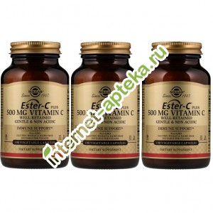  -    500   3   100  Solgar ester c plus 500 mg vitamin C