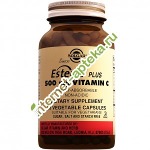  -    500  50  Solgar ester c plus 500 mg vitamin C