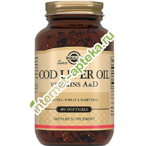       100  Solgar cod liver oil